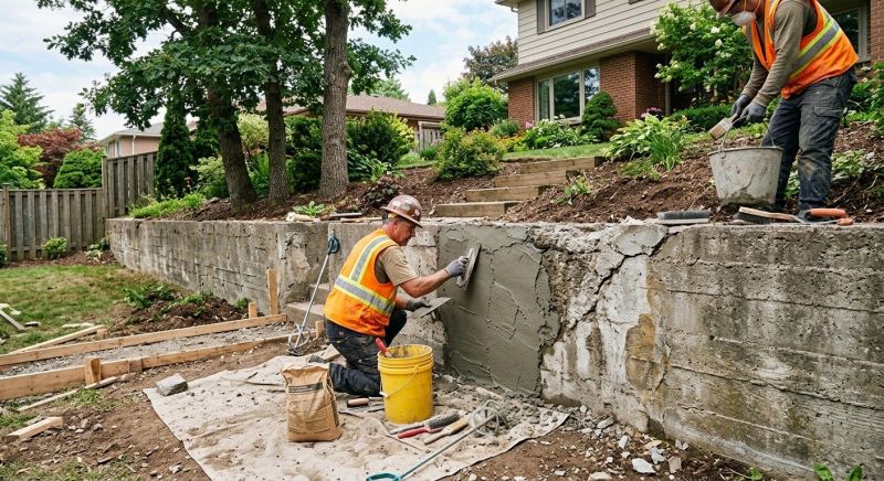 Retaining Wall Repair in Tooele County, UT