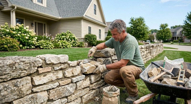 Brick Fence Repair in Tooele, UT
