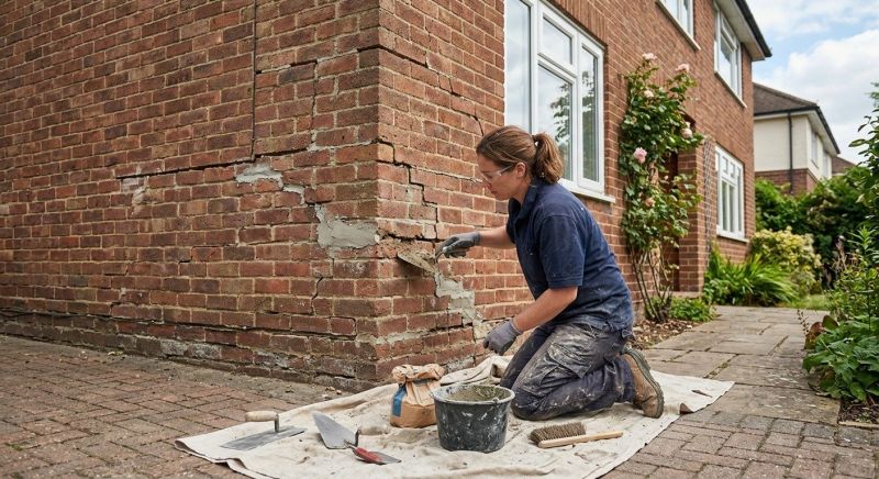 Brick Fence Repair in Tooele, UT