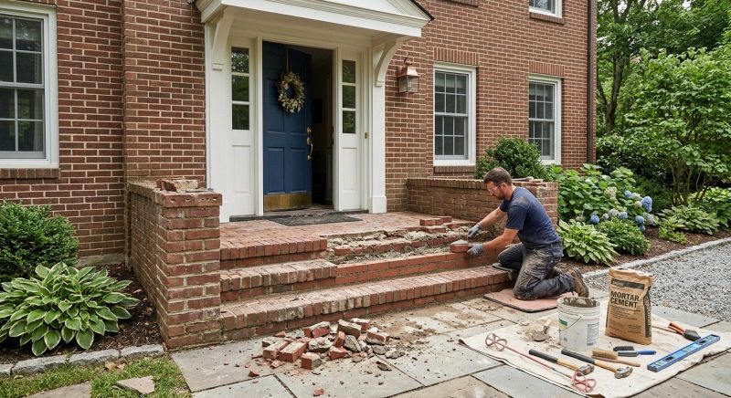 Brick Flatwork Repair in Draper, UT