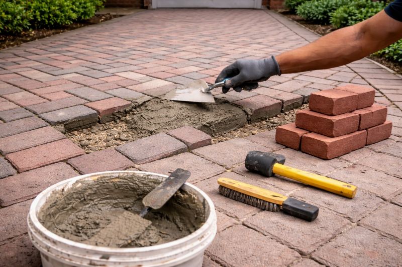 Brick Flatwork Repair in Midvale, UT