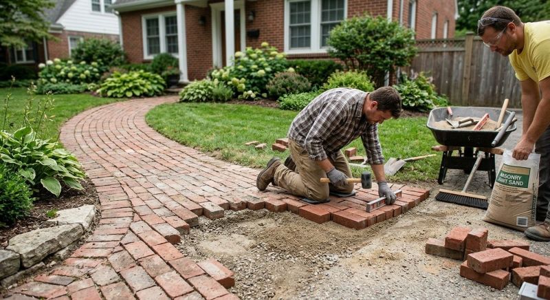 Brick Flatwork Repair in Riverton, UT