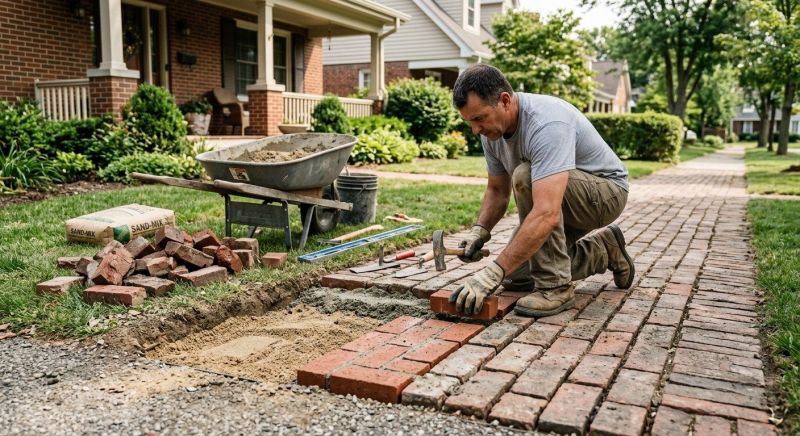 Brick Pathway Repair in Tooele, UT