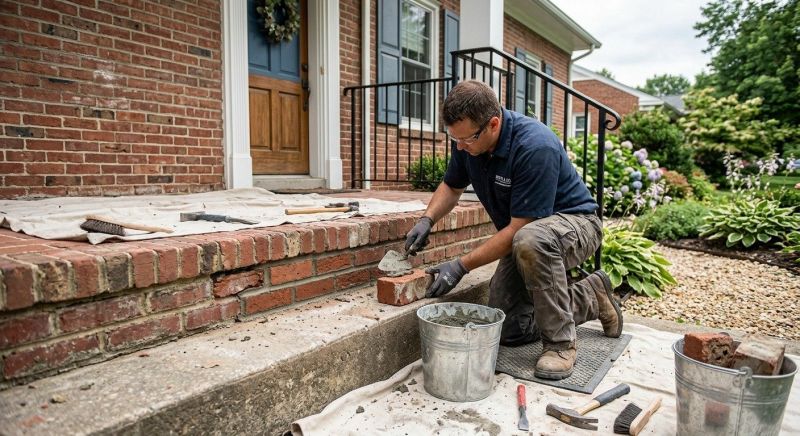 Brick Stairs Repair in Midvale, UT