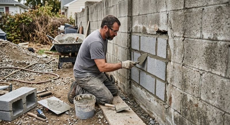 Cement Block Repair in Tooele, UT