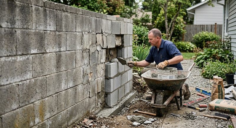 Cinder Block Repair in Tooele, UT