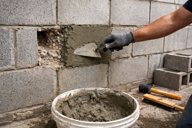 Concrete Block Repair in Draper, UT