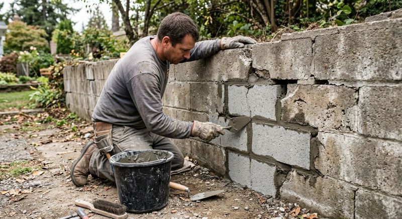 Concrete Block Repair in Magna, UT