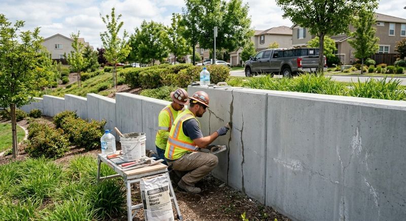 Retaining Wall Repair in Midvale, UT