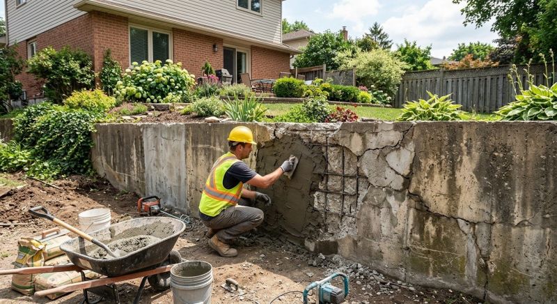 Retaining Wall Repair in Tooele County, UT