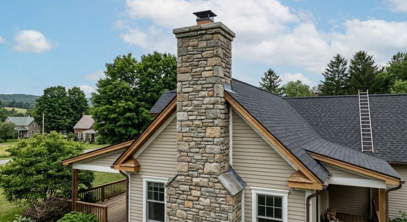Stone Chimney Installation in Tooele, UT
