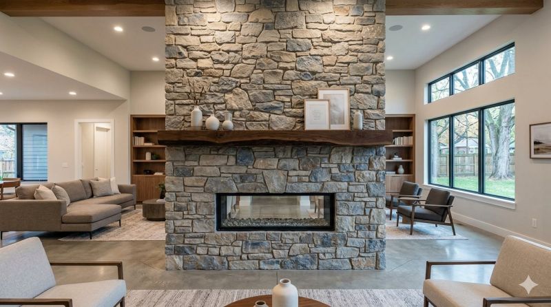Stone Chimney Installation in Tooele, UT