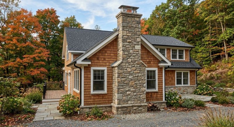 Stone Chimney Installation in Tooele County, UT