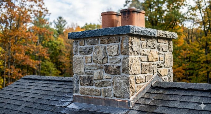 Stone Chimney Installation in West Jordan, UT