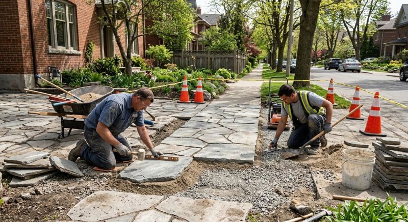 Stone Walkway Repair in Tooele, UT