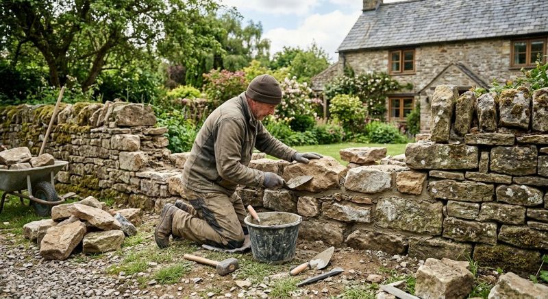 Stone Wall Repair in Grantsville, UT