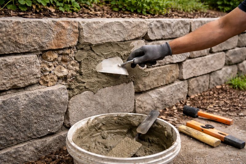 Stone Wall Repair in Tooele, UT