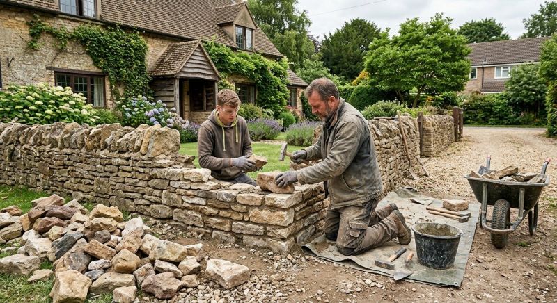 Stone Wall Repair in Riverton, UT