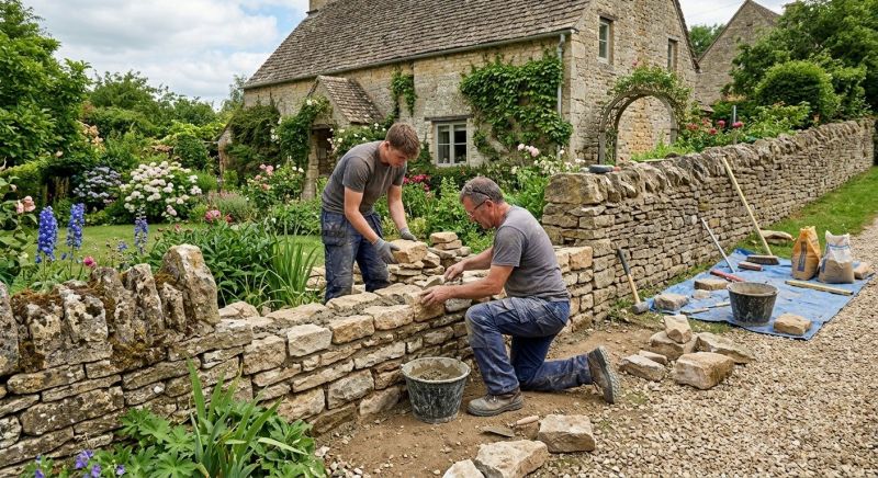 Stone Wall Repair in Tooele County, UT